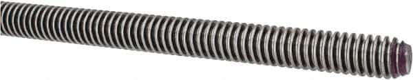 Keystone Threaded Products - 1/2-10 Acme, 3' Long, Low Carbon Steel General Purpose Acme Threaded Rod - Oil Finish Finish, Right Hand Thread, 2G Fit - USA Tool & Supply