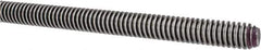 Keystone Threaded Products - 1/2-10 Acme, 3' Long, Low Carbon Steel General Purpose Acme Threaded Rod - Oil Finish Finish, Right Hand Thread, 2G Fit - USA Tool & Supply