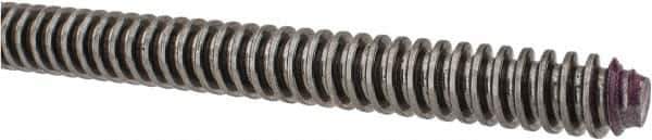 Keystone Threaded Products - 5/8-6 Acme, 3' Long, Low Carbon Steel General Purpose Acme Threaded Rod - Oil Finish Finish, Right Hand Thread, 2G Fit - USA Tool & Supply