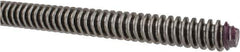 Keystone Threaded Products - 5/8-6 Acme, 3' Long, Low Carbon Steel General Purpose Acme Threaded Rod - Oil Finish Finish, Right Hand Thread, 2G Fit - USA Tool & Supply