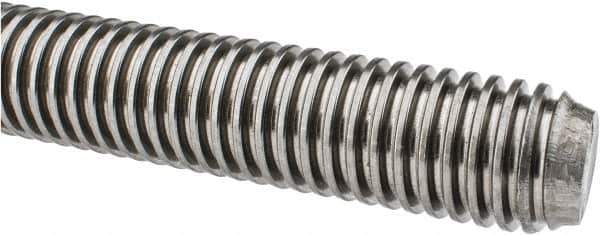 Keystone Threaded Products - 1-1/4-5 Acme, 3' Long, Low Carbon Steel General Purpose Acme Threaded Rod - Oil Finish Finish, Right Hand Thread, 2G Fit - USA Tool & Supply