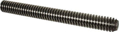 Keystone Threaded Products - 5/8-8 Acme, 6' Long, Low Carbon Steel General Purpose Acme Threaded Rod - Oil Finish Finish, Right Hand Thread, 2G Fit - USA Tool & Supply