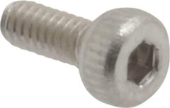 Value Collection - M2x0.40 Metric Coarse Hex Socket Drive, Socket Cap Screw - Grade 18-8 & Austenitic A2 Stainless Steel, Uncoated, Fully Threaded, 5mm Length Under Head - USA Tool & Supply