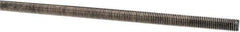 Made in USA - 1/4-28 UNF (Fine), 3' Long, Stainless Steel Threaded Rod - Right Hand Thread - USA Tool & Supply
