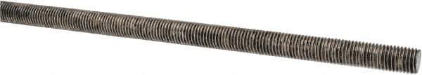 Made in USA - 5/16-24 UNF (Fine), 3' Long, Stainless Steel Threaded Rod - Right Hand Thread - USA Tool & Supply