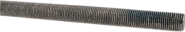Made in USA - 1/2-20 UNF (Fine), 3' Long, Stainless Steel Threaded Rod - Right Hand Thread - USA Tool & Supply