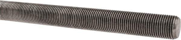 Made in USA - 5/8-18 UNF (Fine), 3' Long, Stainless Steel Threaded Rod - Right Hand Thread - USA Tool & Supply