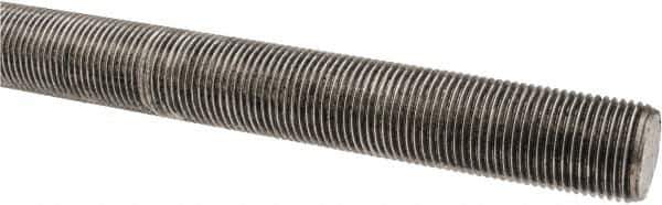 Made in USA - 3/4-16 UNF (Fine), 3' Long, Stainless Steel Threaded Rod - Right Hand Thread - USA Tool & Supply