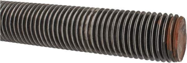 Value Collection - 1-1/4-7 UNC (Coarse), 3' Long, Alloy Steel Threaded Rod - Right Hand Thread - USA Tool & Supply