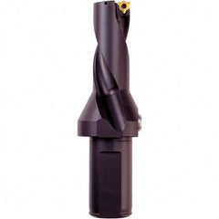 Iscar - 2.32" Max Drill Depth, 2.25xD, 1-1/32" Diam, Indexable Insert Drill - 1-1/4" Shank Diam, Whistle Notch Shank - USA Tool & Supply