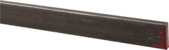 Made in USA - 36" Long x 1/8" High x 1/2" Wide, Mill Key Stock - W-1 (Water Hardening) Tool Steel - USA Tool & Supply