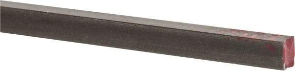 Made in USA - 36" Long x 3/16" High x 1/4" Wide, Mill Key Stock - W-1 (Water Hardening) Tool Steel - USA Tool & Supply