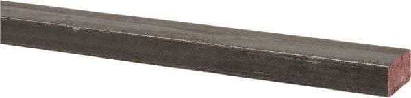 Made in USA - 36" Long x 1/4" High x 1/2" Wide, Mill Key Stock - W-1 (Water Hardening) Tool Steel - USA Tool & Supply