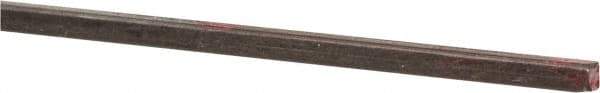 Made in USA - 36" Long x 1/16" High x 1/16" Wide, Key Stock - W-1 (Water Hardening) Tool Steel - USA Tool & Supply