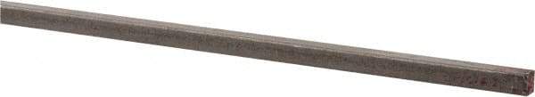 Made in USA - 36" Long x 3/32" High x 3/32" Wide, Key Stock - W-1 (Water Hardening) Tool Steel - USA Tool & Supply