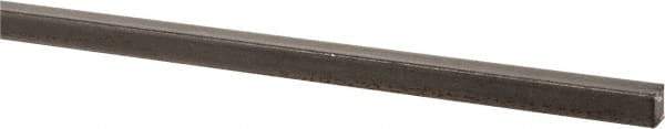 Made in USA - 36" Long x 1/8" High x 1/8" Wide, Key Stock - W-1 (Water Hardening) Tool Steel - USA Tool & Supply