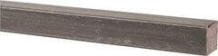 Made in USA - 36" Long x 1/2" High x 1/2" Wide, Key Stock - W-1 (Water Hardening) Tool Steel - USA Tool & Supply