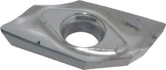 Iscar - HM90 APCR160504 P Grade IC28 Carbide Milling Insert - Uncoated, 0.1874" Thick, 0.4mm Corner Radius - USA Tool & Supply
