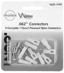 Molex - 6 Circuit, 6 AWG, 0.062 Inch Pin Diameter, Modular Receptacle Plug Connector Package - RoHS Compliant - USA Tool & Supply