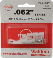 Molex - 1 Circuit, 1 AWG, 0.062 Inch Pin Diameter, Modular Receptacle Plug Connector Package - RoHS Compliant - USA Tool & Supply