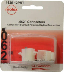 Molex - 12 Circuit, 12 AWG, 0.062 Inch Pin Diameter, Modular Receptacle Plug Connector Package - RoHS Compliant - USA Tool & Supply