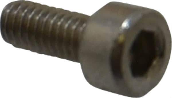 Value Collection - M2.5x0.45 Metric Coarse Hex Socket Drive, Socket Cap Screw - Grade 18-8 & Austenitic A2 Stainless Steel, Uncoated, Fully Threaded, 6mm Length Under Head - USA Tool & Supply