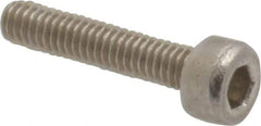 Value Collection - M2.5x0.45 Metric Coarse Hex Socket Drive, Socket Cap Screw - Grade 18-8 & Austenitic A2 Stainless Steel, Uncoated, Fully Threaded, 12mm Length Under Head - USA Tool & Supply