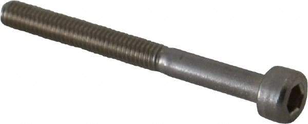 Value Collection - M3x0.50 Metric Coarse Hex Socket Drive, Socket Cap Screw - Grade 18-8 & Austenitic A2 Stainless Steel, Uncoated, Partially Threaded, 30mm Length Under Head - USA Tool & Supply