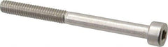 Value Collection - M4x0.70 Metric Coarse Hex Socket Drive, Socket Cap Screw - Grade 18-8 & Austenitic A2 Stainless Steel, Uncoated, Partially Threaded, 45mm Length Under Head - USA Tool & Supply