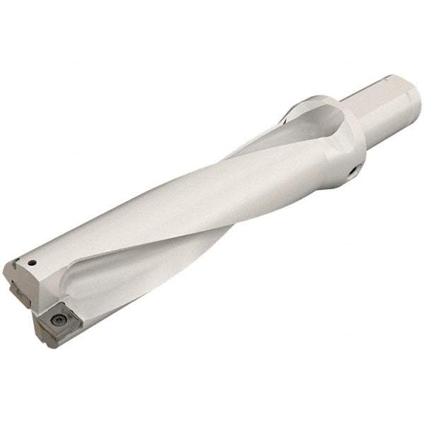 Iscar - 2-1/4" Max Drill Depth, 4xD, 9/16" Diam, Indexable Insert Drill - 2 Inserts, 3/4" Shank Diam, Straight Shank - USA Tool & Supply
