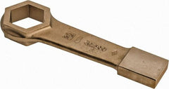 Ampco - 2-3/16" 6 Point Striking Box Wrench - Single End, 11-1/2" OAL, Aluminum Bronze - USA Tool & Supply