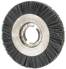 Osborn - 8" OD, 2" Arbor Hole, Crimped Nylon Wheel Brush - 7/8" Face Width, 1-1/2" Trim Length, 4,500 RPM - USA Tool & Supply