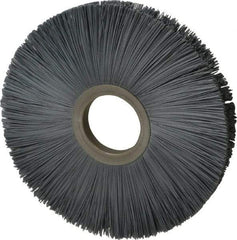 Osborn - 8" OD, 2" Arbor Hole, Crimped Nylon Wheel Brush - 1/2" Face Width, 2-5/8" Trim Length, 5,500 RPM - USA Tool & Supply