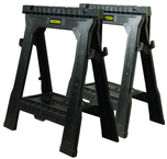 STANLEY® Folding Sawhorse Twin Pack - USA Tool & Supply