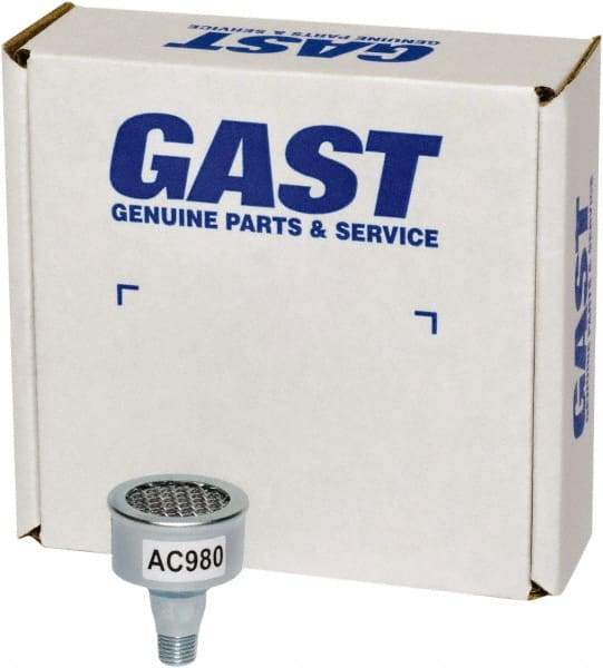 Gast - Air Actuated Motor Accessories Type: Muffler Assembly For Use With: 2AM & 4AM Models - USA Tool & Supply