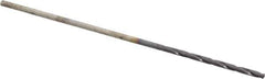 Chicago-Latrobe - 1/32" 135° Cobalt Jobber Drill - TiAlN Finish, Right Hand Cut, Spiral Flute, Straight Shank, 1-3/8" OAL, Standard Point - USA Tool & Supply