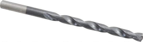 Chicago-Latrobe - 15/64" 135° Cobalt Jobber Drill - TiAlN Finish, Right Hand Cut, Spiral Flute, Straight Shank, 3-7/8" OAL, Split Point - USA Tool & Supply