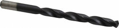 Chicago-Latrobe - 23/64" 135° Cobalt Jobber Drill - TiAlN Finish, Right Hand Cut, Spiral Flute, Straight Shank, 4-7/8" OAL, Split Point - USA Tool & Supply