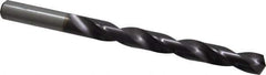Chicago-Latrobe - 13/32" 135° Cobalt Jobber Drill - TiAlN Finish, Right Hand Cut, Spiral Flute, Straight Shank, 5-1/4" OAL, Split Point - USA Tool & Supply