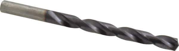 Chicago-Latrobe - Letter T 135° Cobalt Jobber Drill - TiAlN Finish, Right Hand Cut, Spiral Flute, Straight Shank, 4-7/8" OAL, Split Point - USA Tool & Supply