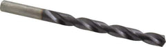 Chicago-Latrobe - Letter T 135° Cobalt Jobber Drill - TiAlN Finish, Right Hand Cut, Spiral Flute, Straight Shank, 4-7/8" OAL, Split Point - USA Tool & Supply