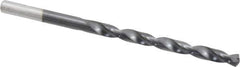 Chicago-Latrobe - #6 135° Cobalt Jobber Drill - TiAlN Finish, Right Hand Cut, Spiral Flute, Straight Shank, 3-3/4" OAL, Split Point - USA Tool & Supply