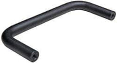 Amatom Electronic Hardware - 6-3/4" Long x 1-3/4" High, Round Handle - Black Oxide Finish, Brass, 6-7/16" Center to Center - USA Tool & Supply