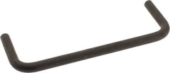 Amatom Electronic Hardware - 4-1/4" Long x 1-1/2" High, Round Handle - Black Oxide Finish, Stainless Steel, 4" Center to Center - USA Tool & Supply