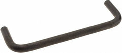 Amatom Electronic Hardware - 4-7/8" Long x 1-1/2" High, Round Handle - Black Oxide Finish, Stainless Steel, 4-9/16" Center to Center - USA Tool & Supply