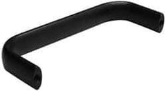 Amatom Electronic Hardware - 4-27/32" Long x 0.63" Wide x 2" High, Oval Handle - Black Anodized, Aluminum, 4-9/16" Center to Center - USA Tool & Supply