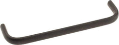 Amatom Electronic Hardware - 6-9/32" Long x 0.44" Wide x 1-1/2" High, Oval Handle - Black Oxide Finish, Stainless Steel, 6" Center to Center - USA Tool & Supply