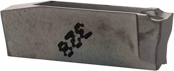 Iscar - DGNM3202 J IC328 Grade, 0.125" Cutting Width, Carbide Cutoff Insert - 0° Neutral Lead Angle, 0.008" Cnr Rad, TiN/TiCN Coated, Single End - USA Tool & Supply