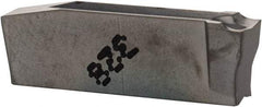 Iscar - DGNM3202 J IC328 Grade, 0.125" Cutting Width, Carbide Cutoff Insert - 0° Neutral Lead Angle, 0.008" Cnr Rad, TiN/TiCN Coated, Single End - USA Tool & Supply