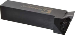 Kennametal - MDQN, Right Hand Cut, 27.5° Lead Angle, 1-1/4" Shank Height x 1-1/4" Shank Width, Negative Rake Indexable Turning Toolholder - 6" OAL, DN..43. Insert Compatibility, Series Kenloc - USA Tool & Supply